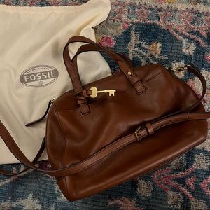 Fossil Saddle Brown Purse - Like New!